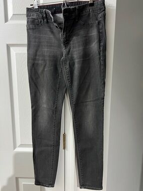 WHBM Dark Gray Skinny Jeans